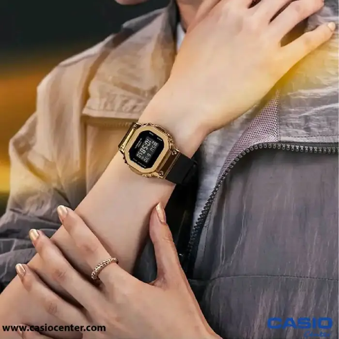 ساعت مچی زنانه کاسیو جی شاک اصل مدل Gm-S5600Gb-1Dr