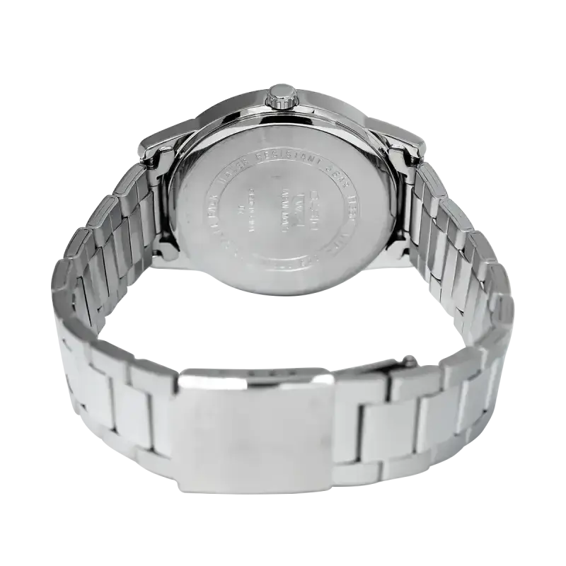 Casio Jam Tangan Pria Casio Mtp 1303Dd 7A Silver Dial Stainless Steel Band Full02 Bynygupd